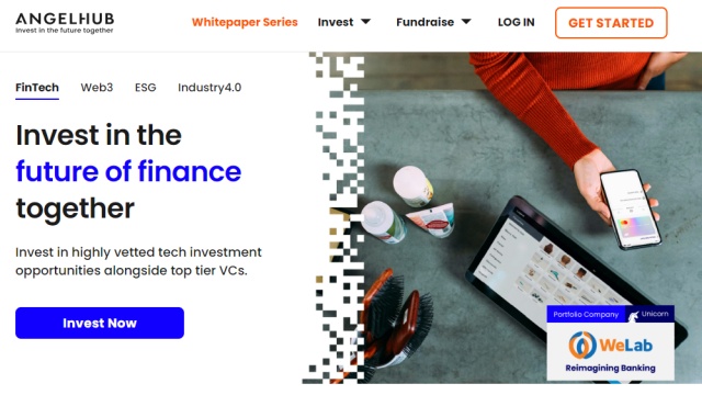 9. AngelHub - https://www.angelhub.io